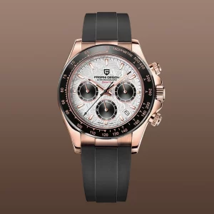 Reloj PAGANI DESIGN 2026 NUEVO 1664 con Esfera de Meteorito para Hombre, Reloj de Lujo de Cuarzo con Zafiro, Cronógrafo Deportivo para Hombre, Reloj Hombre