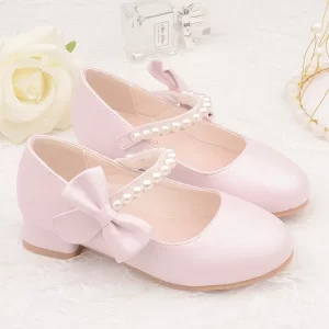 Zapatos Niña KidLeather Shoes 2024 otoño nueva niña Zapatos de princesa de tacón alto arco solo zapato Mary Jane Zapatos chico zapato niña