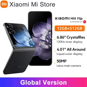 Versión Global Xiaomi MIX Flip 67WHyperCharger 12GB 512GB Leica 50MP Cámara 6,86 "120Hz Pantalla Snapdragon 8 Gen 3 Smartphone