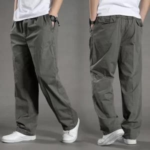 Pantalones Cargo para Hombre, ropa de trabajo de algodón para verano y primavera, novedad en talla grande 6XL, pantalones de chándal informales para escalar, pantalones de otoño para Hombre