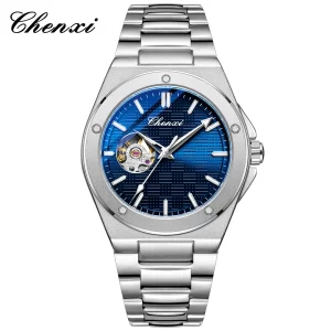 Reloj Mecánico CHENXI 2026 para Hombre, Automático, Luminoso, Resistente al Agua, con Correa de Acero, Relojes de Pulsera Mecánicos de Moda