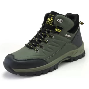 Zapatos de senderismo y ocio para hombre, botas de nieve cómodas de terciopelo de alta calidad, antideslizantes, aumento de altura interior, invierno