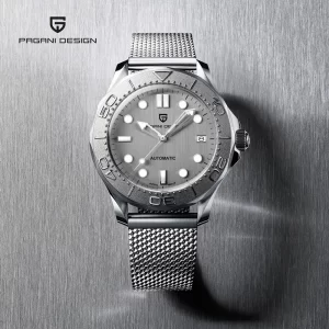 PAGANI DESIGN 2026 007 relojes para hombre, reloj automático de lujo para hombre, reloj de pulsera mecánico AR, reloj luminoso con espejo de zafiro