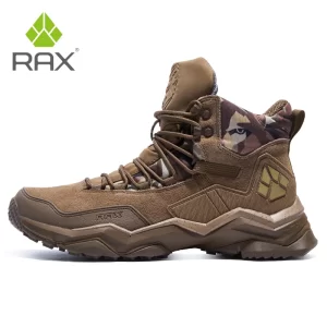 RAX2025 Otoño/Invierno Zapatos impermeables, cálidos, antideslizantes para senderismo y montañismo para acampar