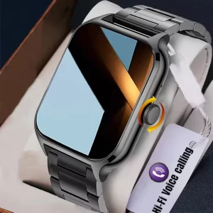 Reloj inteligente GTS hombres mujeres 2,01 "pantalla completamente táctil deportes Fitness reloj Bluetooth llamada teléfono Android Digital Multidial Smartwatch