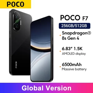 POCO F7 5G Versión Global Snapdragon ® 8s Gen 4 NFC 6.83" 1.5K AMOLED 50MP Cámara OIS 90W HypeCharge Smartphone 6500mAh Batería