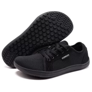 HOBIBEAR Zapatos descalzos unisex con punta ancha para hombres y mujeres, zapatos para caminar minimalistas para correr al aire libre, ligeros y transpirables