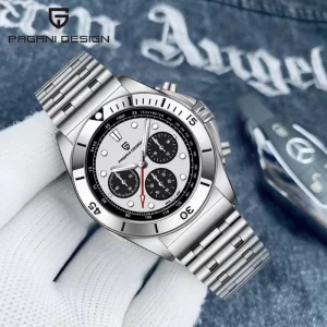 PAGANI DESIGN-relojes de cuarzo para hombre, cronógrafo multifuncional, VK63, deportivo de lujo, resistente al agua, para buceo, novedad de 2026