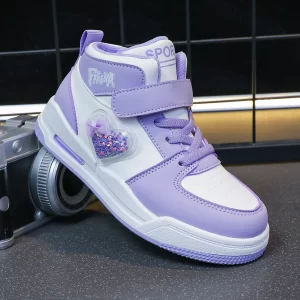 Zapatos planos deportivos informales Unisex para niños, moda de otoño e invierno, calzado de fondo liso para niños y niñas para uso en interiores y exteriores