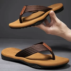 Pmoiste Chanclas para Hombre EVA Slip-on Playa Cómodas Zapatillas de Casa de Diseñador Alta Calidad Verano Al Aire Libre Antideslizante